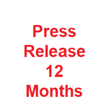 Press Release Placement 12 months
